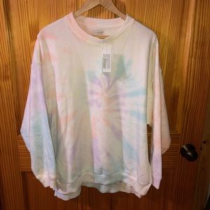 NWT Tie Dye American Eagle Sweater Size Small